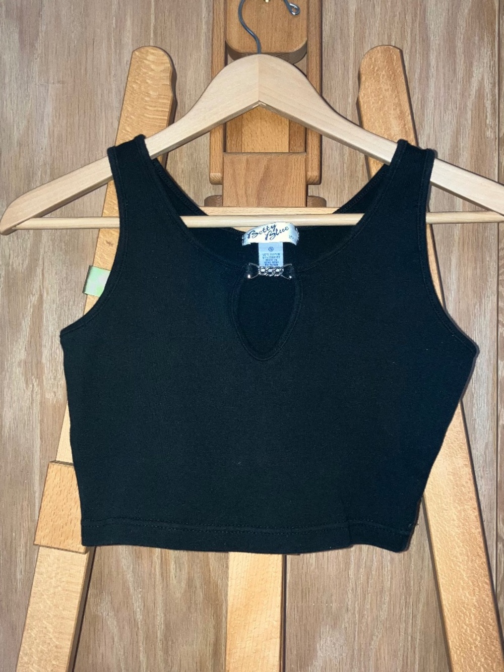 Vintage Betty Blue black top!